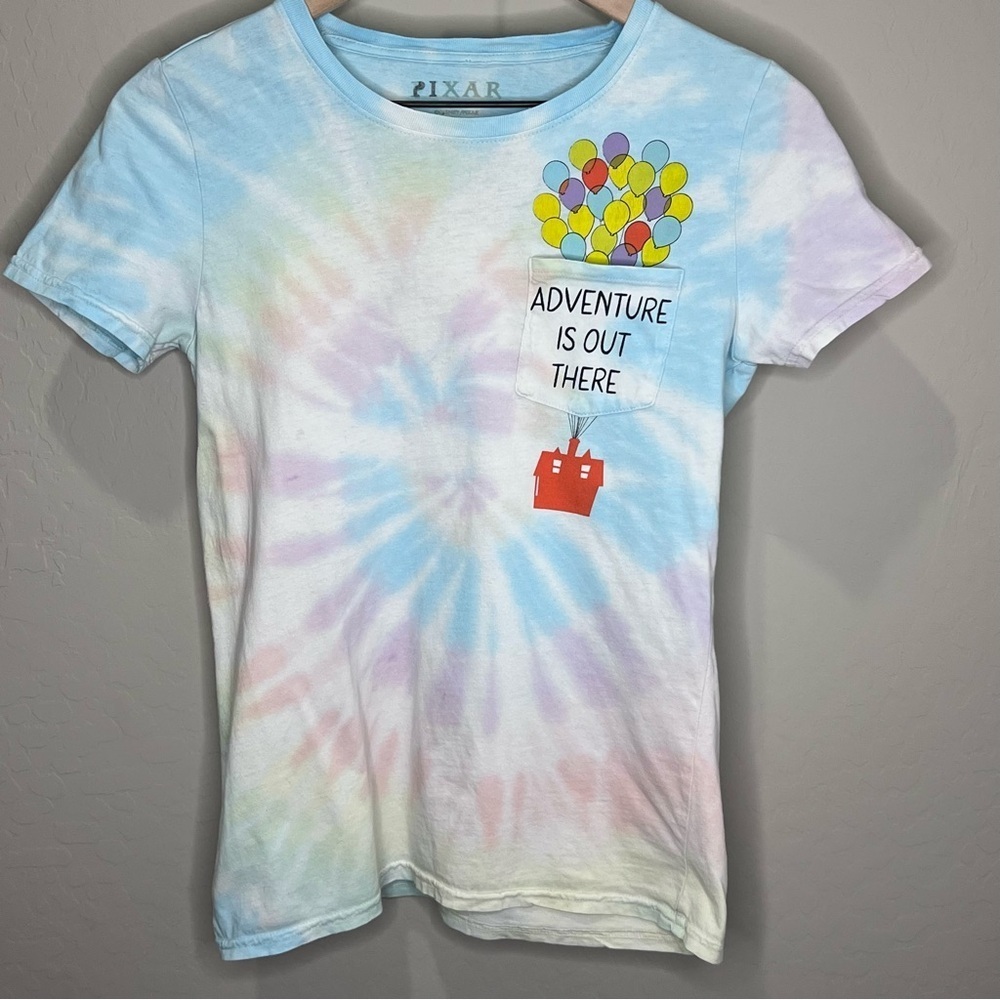 Disney Up Adventure Is Out There T-shirt Shirt Top Tie Dye Pixar Vintage Parks